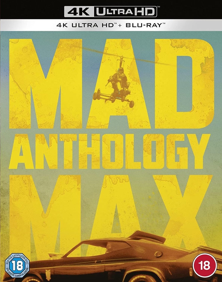 Mad Max Anthology 4 4K Ultra HDs + 4 Blu-rays