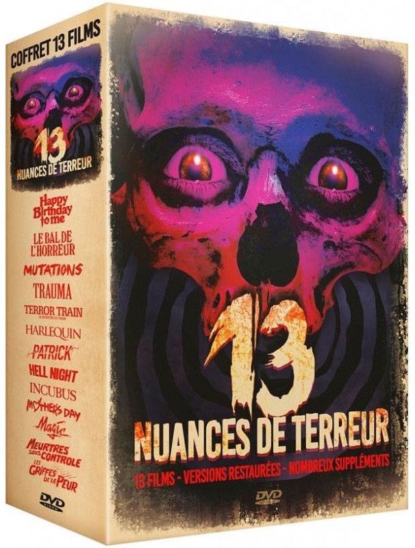 13 nuances de terreur - 13 films Restaurierte Fassung, 13 DVDs