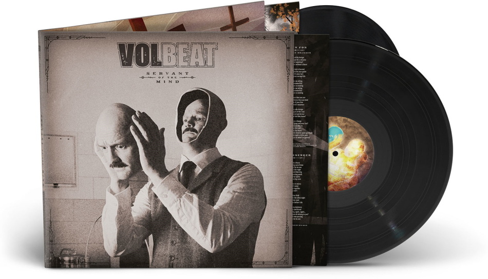 Volbeat - Servant Of The Mind Black Vinyl, Gatefold, Bedrucktes Innersleeve, 4 Bonustracks, 2 LPs