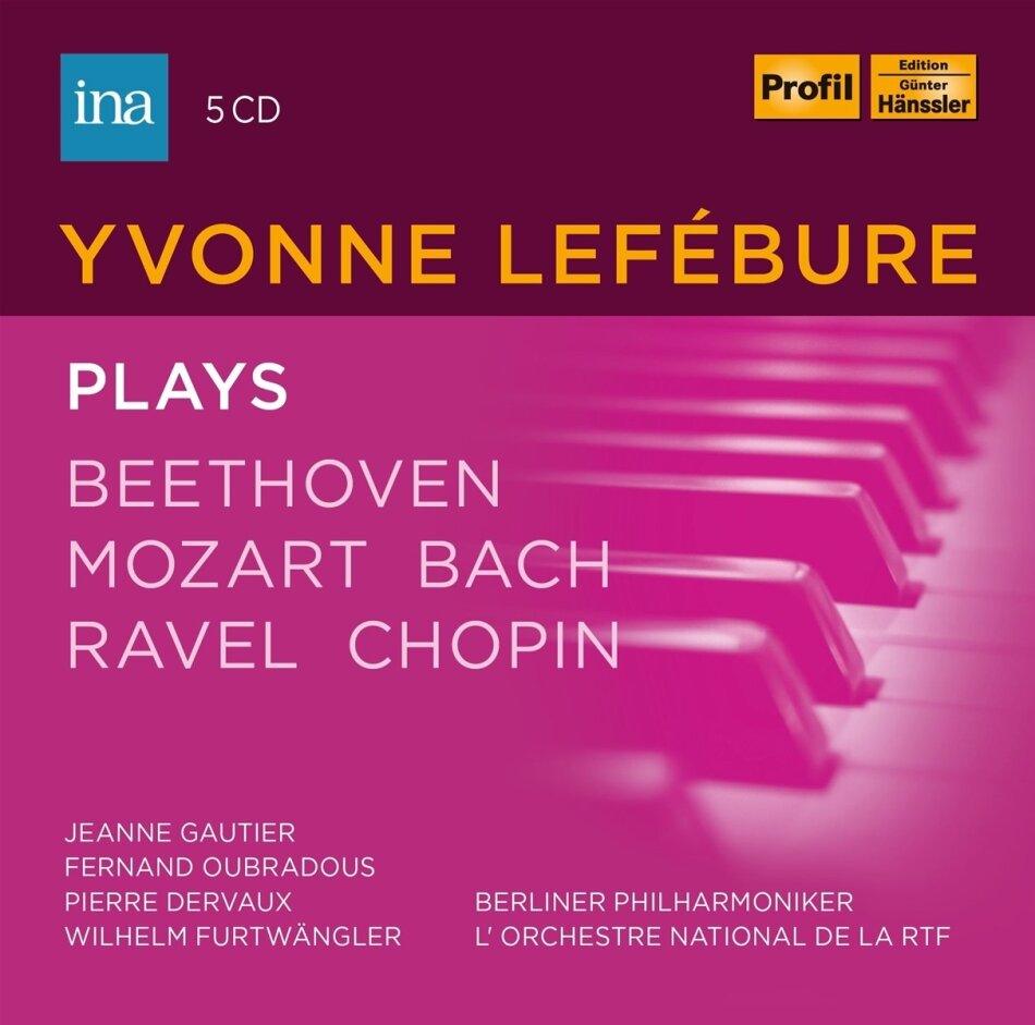 Ludwig van Beethoven (1770-1827), Wolfgang Amadeus Mozart (1756-1791), Johann Sebastian Bach (1685-1750), Maurice Ravel (1875-1937), … - Plays Beethoven Mozart Bach Ravel Chopin 5 CDs