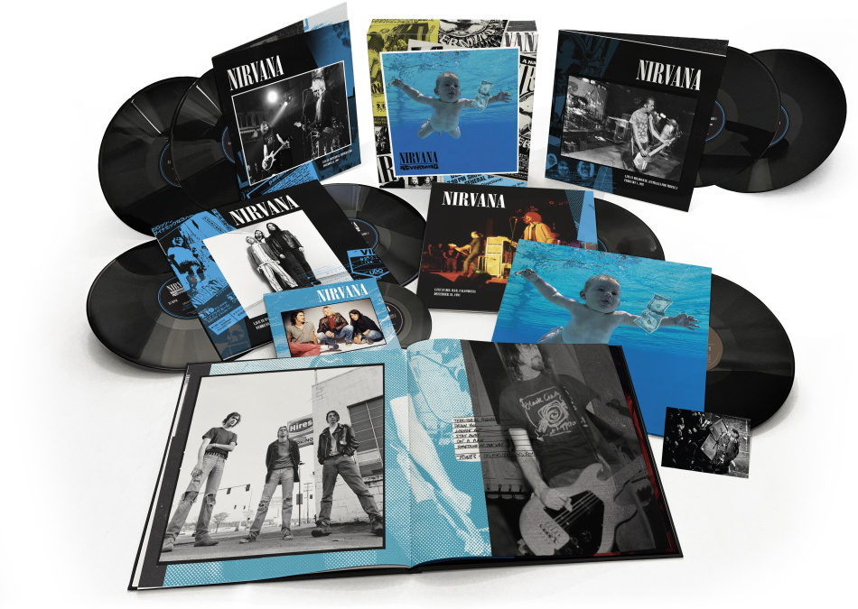 Nirvana - Nevermind 2022 Reissue, Limitiert, Boxset, 30th Anniversary Edition, 8 LPs + 7" Single + Buch