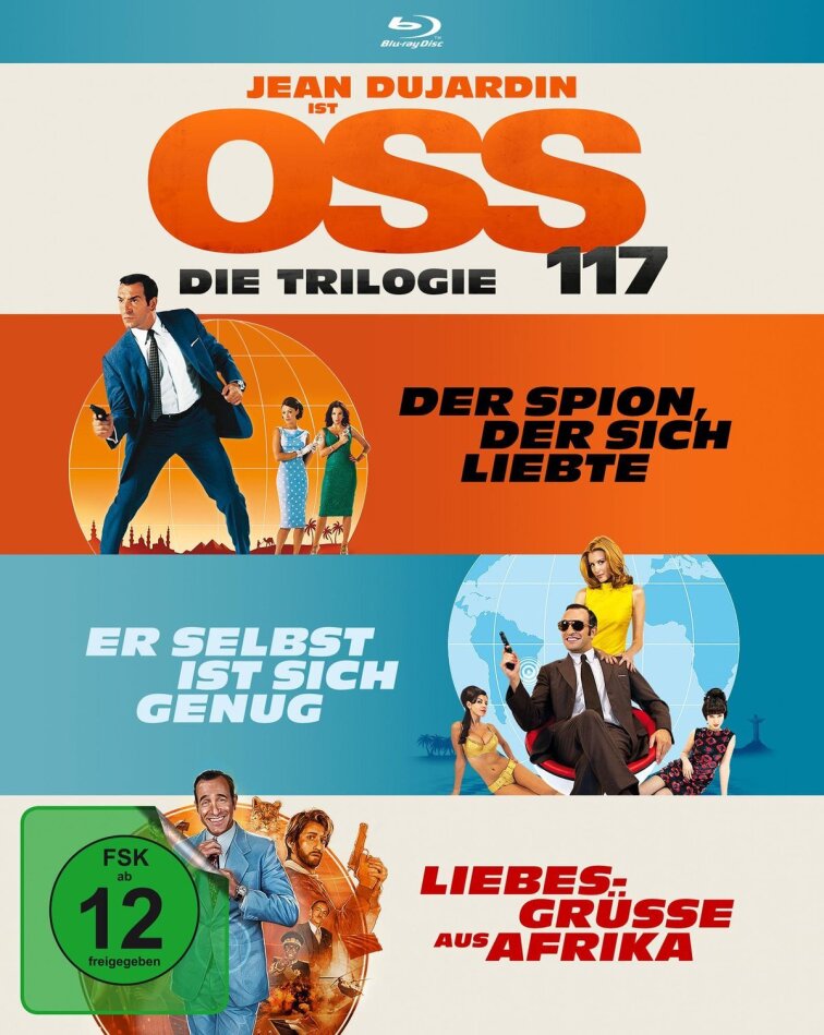 OSS 117 - Die Trilogie 3 Blu-rays