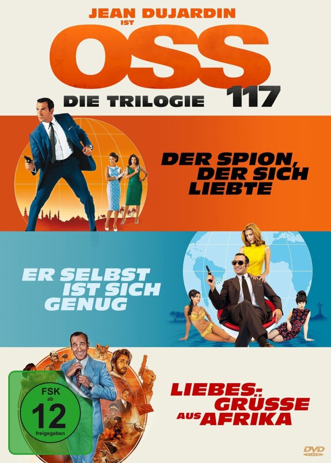 OSS 117 - Die Trilogie 3 DVDs