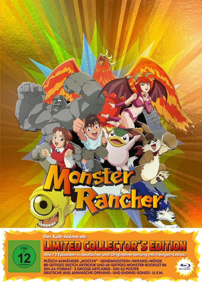 Monster Rancher - Die Komplette Serie Limited Collector's Edition, 6 Blu-rays