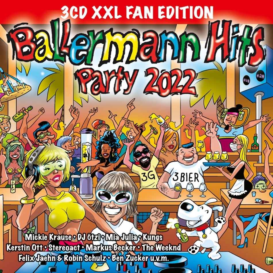 Ballermann Hits Party 2022 3 CDs