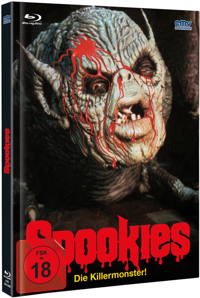 Spookies (1986) Cover B, Édition Limitée, Mediabook, Blu-ray + DVD