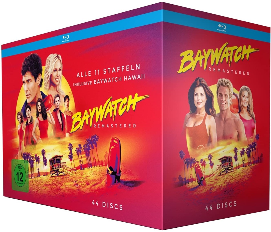 Baywatch - Komplettbox: Staffeln 1-9 inkl. Baywatch Hawaii Fernsehjuwelen, 44 Blu-rays