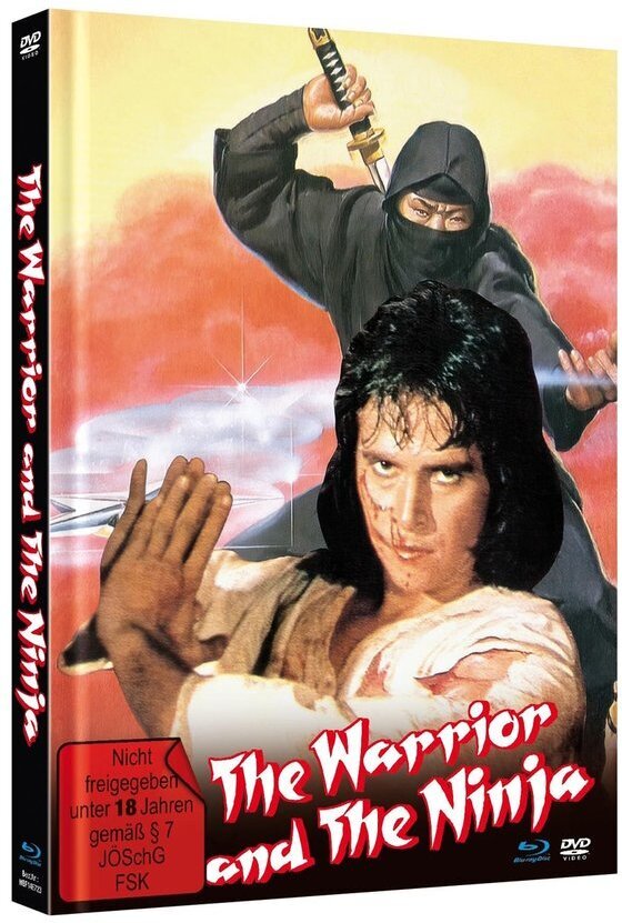 The Warrior and the Ninja (1985) Cover A, Limited Edition, Mediabook, Blu-ray + DVD