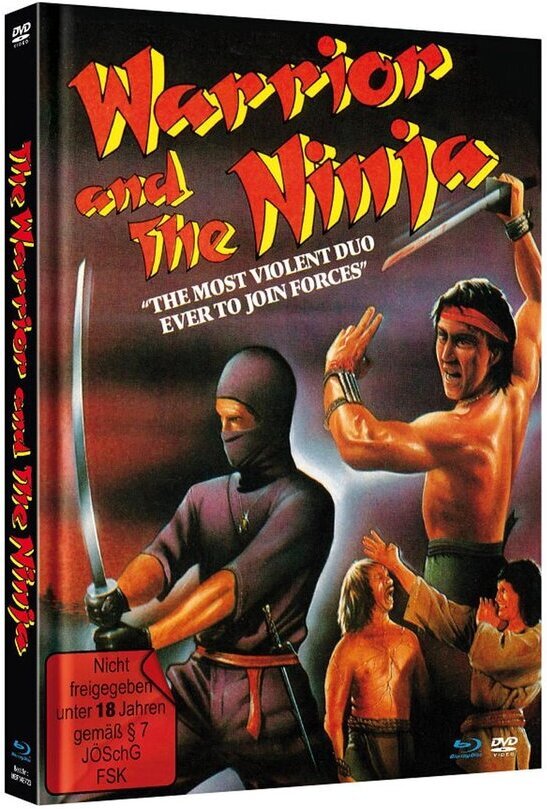 The Warrior and the Ninja (1985) Cover B, Limited Edition, Mediabook, Blu-ray + DVD