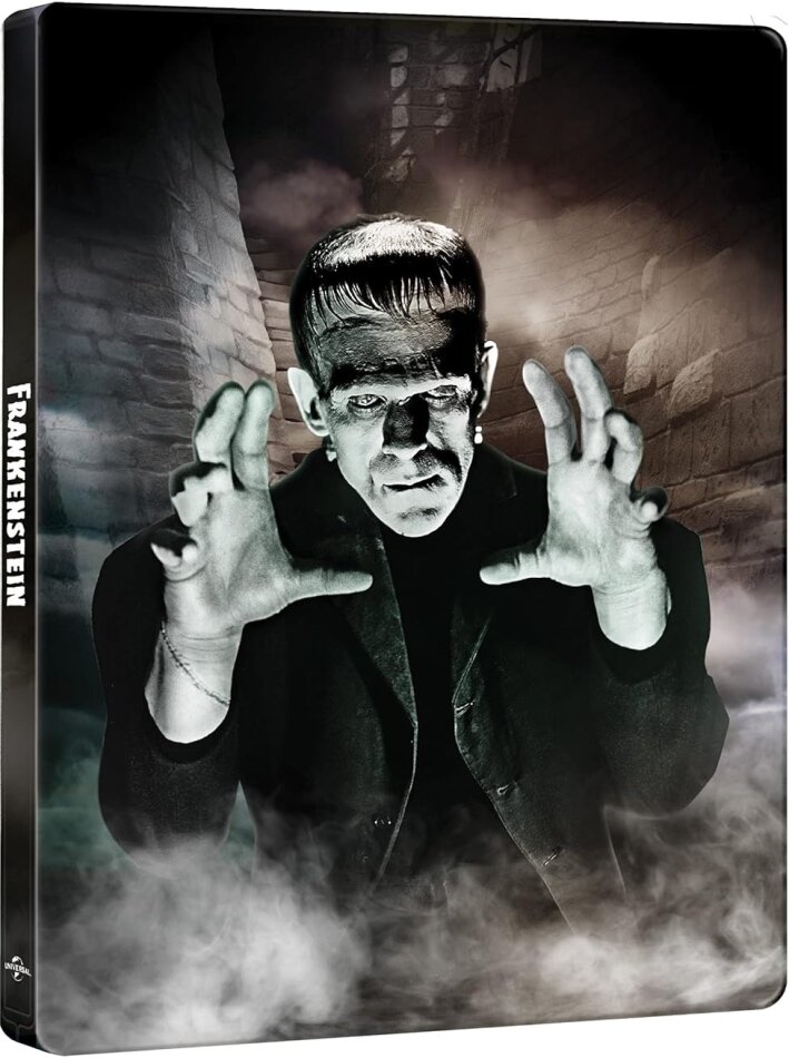 Frankenstein (1931) 90th Anniversary Edition, s/w, Steelbook, 4K Ultra HD + Blu-ray