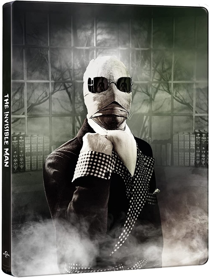 L'uomo invisibile (1933) 90th Anniversary Edition, s/w, Steelbook, 4K Ultra HD + Blu-ray