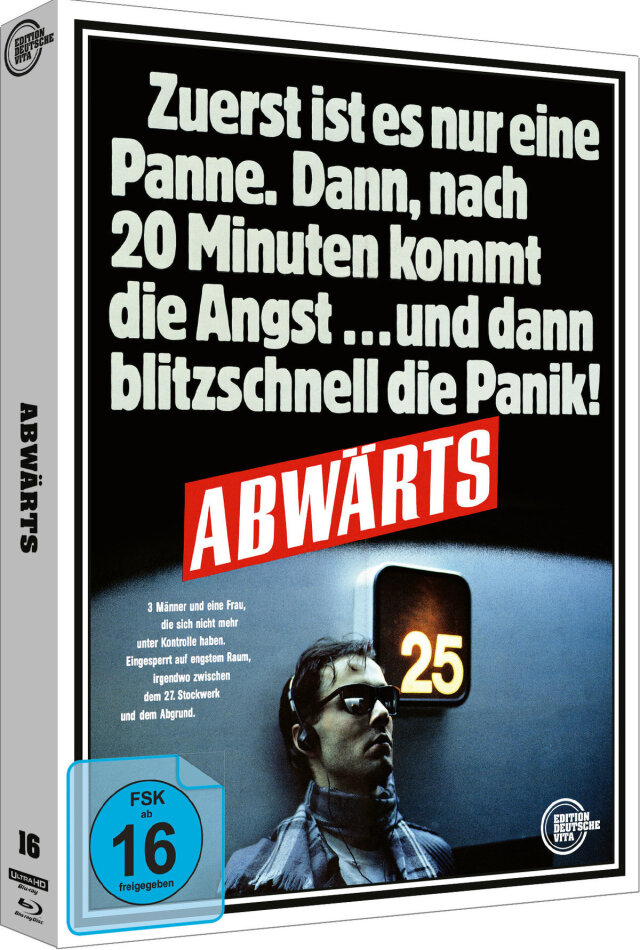 Abwärts (1984) Edition Deutsche Vita, Cover A, Limited Edition, Restaurierte Fassung, 4K Ultra HD + Blu-ray