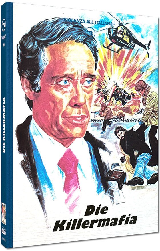 Die Killermafia (1975) Cover A, Violenza All'Italiana Collection, Limited Edition, Mediabook, Blu-ray + DVD