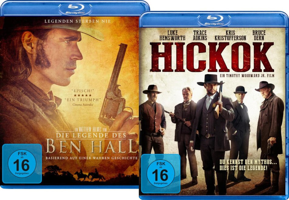 Hickok / Die Legende des Ben Hall Bundle, 2 Blu-rays