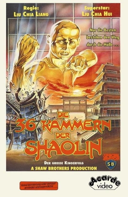 Die 36 Kammern der Shaolin (1978) Grosse Hartbox, Cover B, Limited Edition, Uncut