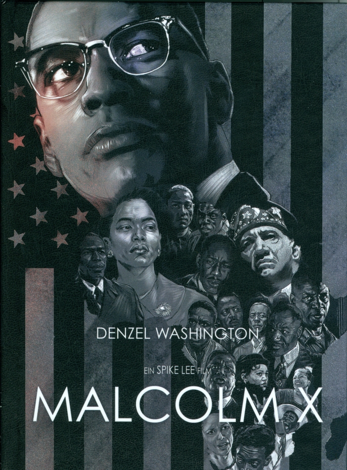 Malcolm X (1992) Cover C, Limited Edition, Mediabook, Blu-ray + DVD