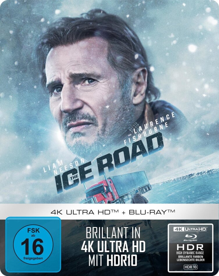 The Ice Road (2021) Limited Edition, Steelbook, 4K Ultra HD + Blu-ray