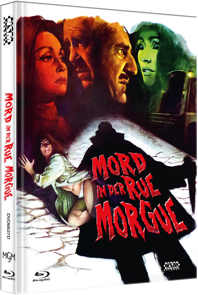 Mord in der Rue Morgue (1971) Cover D, Limited Edition, Mediabook, Blu-ray + DVD