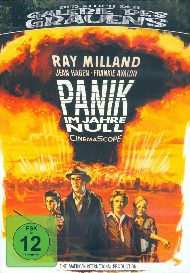 Panik im Jahre Null (1962) Der Fluch der Galerie des Grauens, s/w, Blu-ray + DVD