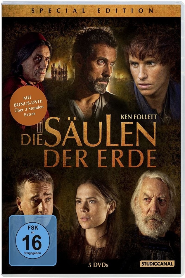 Die Säulen der Erde Special Edition, 5 DVDs