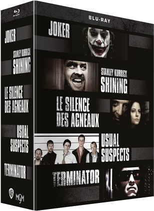 Joker / Shining / Le silence des agneaux / Usual Suspects / Terminator (5 Blu-ray)