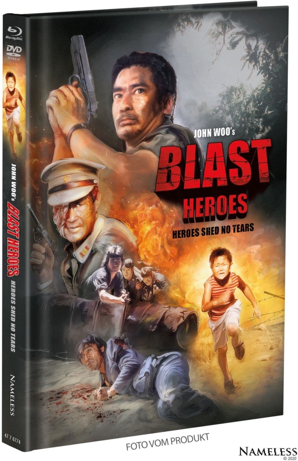 Blast Heroes - Heroes shed no tears (1984) Cover A, Limited Edition, Mediabook, Blu-ray + DVD