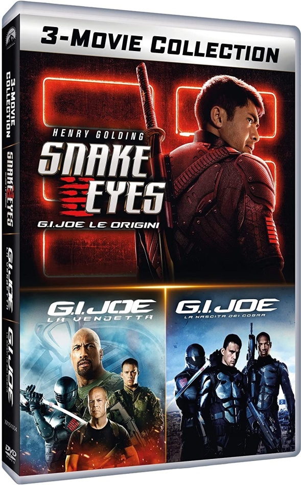 G.I. Joe: 3-Movie Collection - Snake Eyes: G.I. Joe - Le origini / G.I. Joe - La nascita dei Cobra / G.I. Joe - La vendetta 3 DVDs