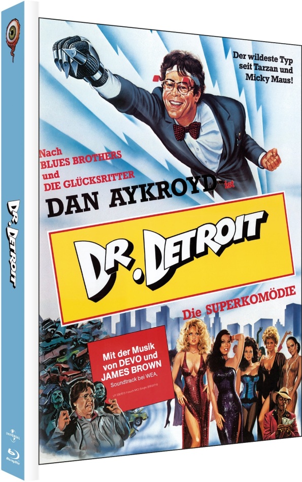 Dr. Detroit (1983) Cover A, Limited Edition, Mediabook, Blu-ray + DVD