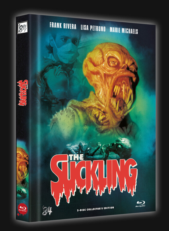 The Suckling (1990) Cover E, Limited Collector's Edition, Mediabook, Blu-ray + DVD