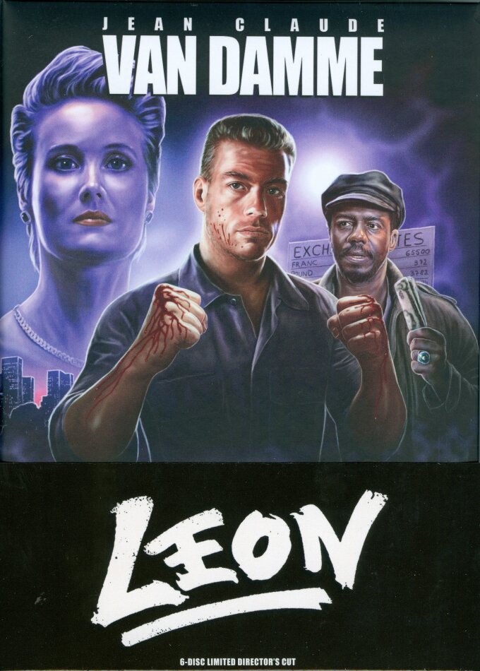 Leon (1990) Cover A, Wattiert, Director's Cut, Limited Edition, Mediabook, Uncut, Blu-ray + 4 DVDs + CD