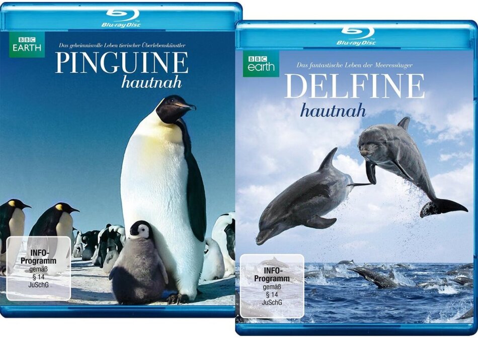 Pinguine hautnah / Delfine hautnah BBC Earth, Limited Edition, 2 Blu-rays