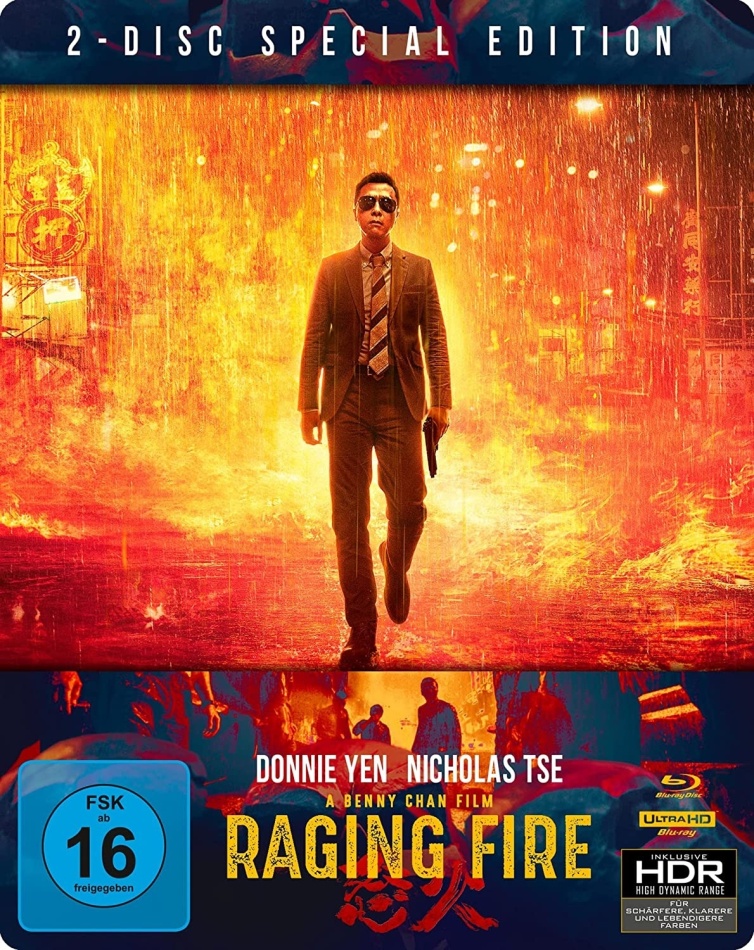 Raging Fire (2021) Limited Edition, Special Edition, Steelbook, 4K Ultra HD + Blu-ray