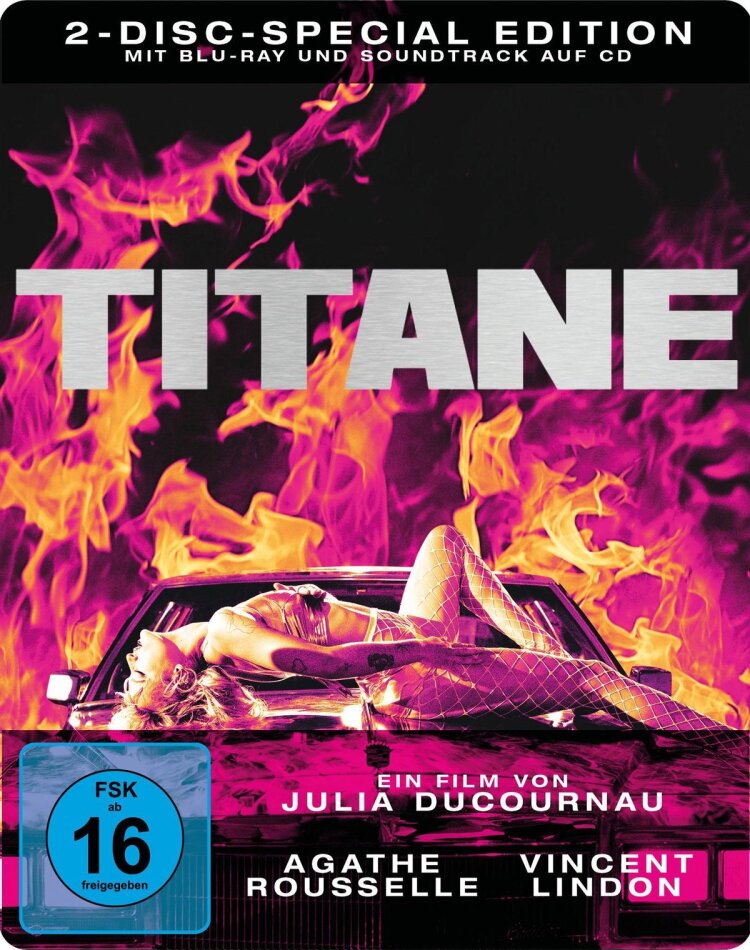 Titane (2021) Limited Edition, Steelbook, Blu-ray + CD