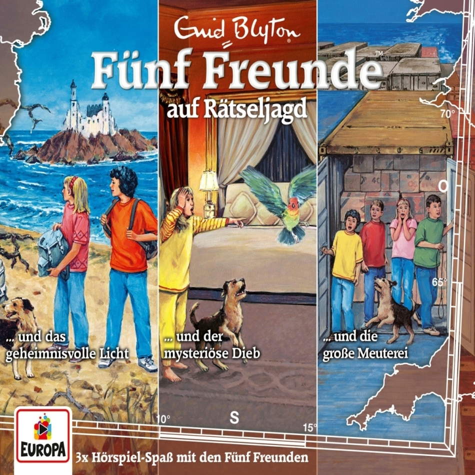 Fünf Freunde - 039/3er-Box-Auf Rätseljagd (Folgen 140,142,144) 3 CDs
