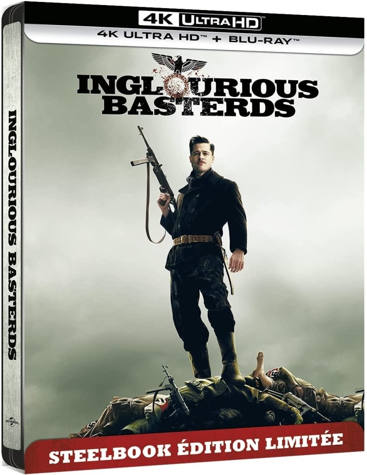 Inglourious Basterds (2009) Limited Edition, Steelbook, 4K Ultra HD + Blu-ray