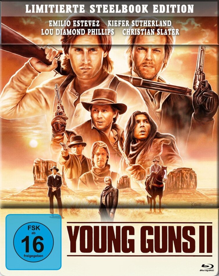 Young Guns 2 - Blaze of Glory (1990) Limited Edition, Steelbook