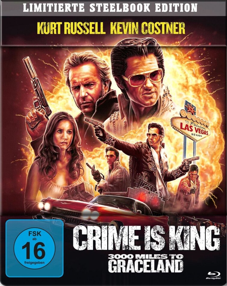 Crime is King - 3000 Miles to Graceland (2001) Limited Edition, Steelbook, Uncut