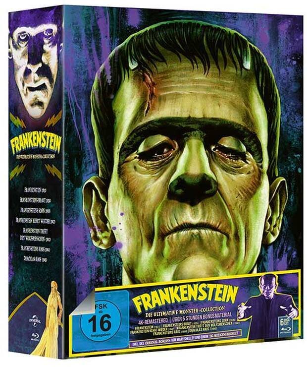 Frankenstein: Die ultimative Monster-Collection Digipack, 6 Blu-rays