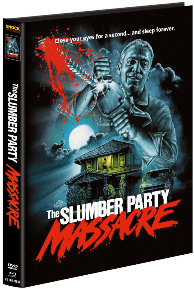 The Slumber Party Massacre (1982) Cover D, Limited Edition, Mediabook, Blu-ray + DVD