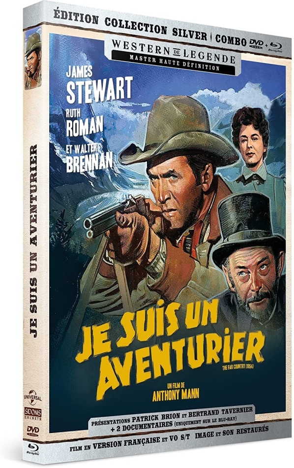 Je suis un aventurier (1955) Silver Collection, Western de Légende, Blu-ray + DVD