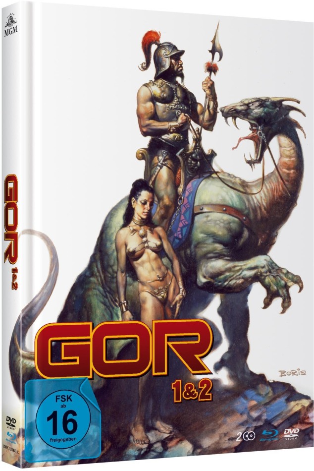Gor 1 & 2 Cover C, Limited Edition, Mediabook, Uncut, Blu-ray + DVD