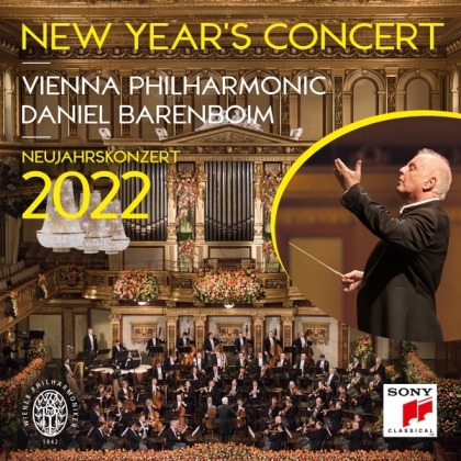 Wiener Philharmoniker & Daniel Barenboim - New Year's Concert 2022 - Neujahrskonzert 2022 (French/English Booklet, 2 CD)