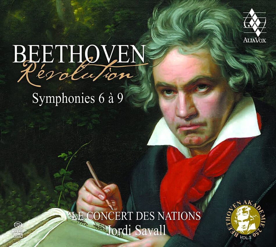 Le Concert des Nations, Ludwig van Beethoven (1770-1827) & Jordi Savall - Révolutioin - Symphonies 6 à 9 3 SACDs