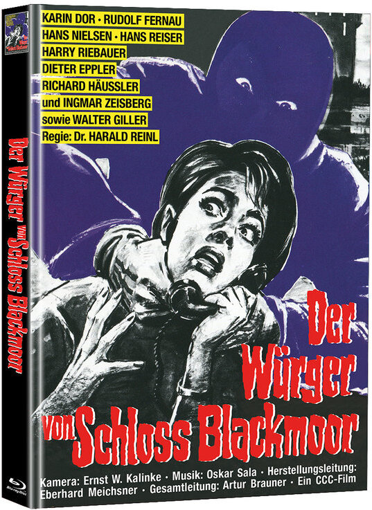 Der Würger von Schloss Blackmoor (1963) Cover A, Limited Edition, Mediabook, Blu-ray + DVD
