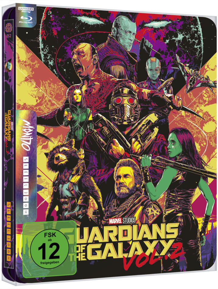 Guardians of the Galaxy - Vol. 2 (2017) Mondo, Limited Edition, Steelbook, 4K Ultra HD + Blu-ray