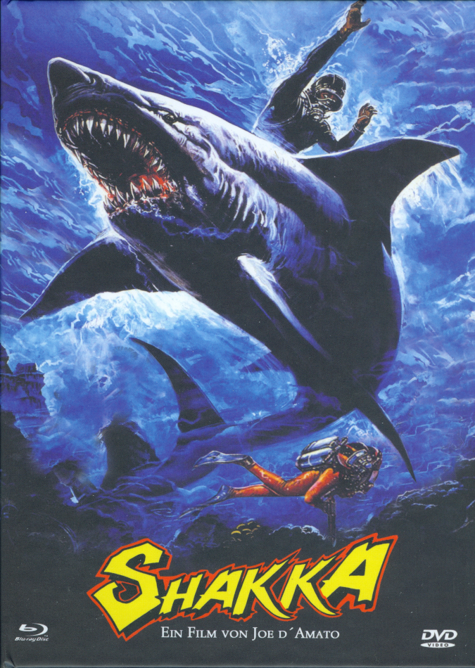 Shakka (1989) Eurocult Collection, Cover B, Limited Edition, Mediabook, Uncut, Blu-ray + DVD
