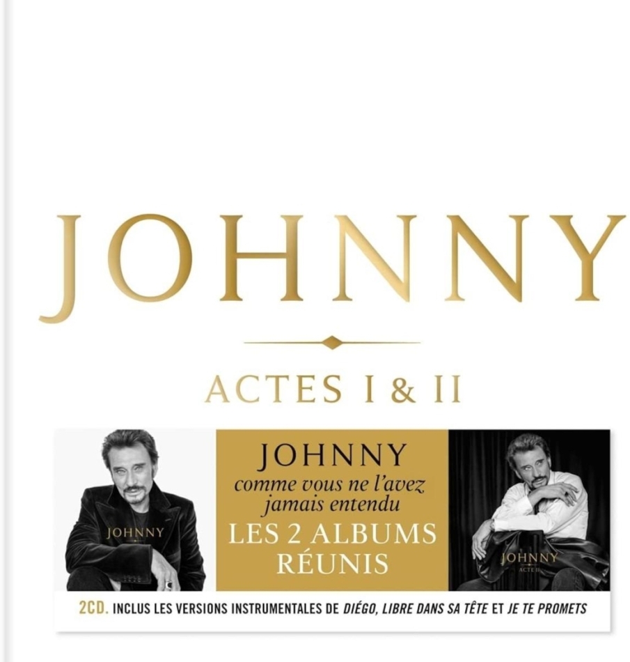 Johnny Hallyday - Johnny Acte I + Acte II Edition Noel, 2 CD