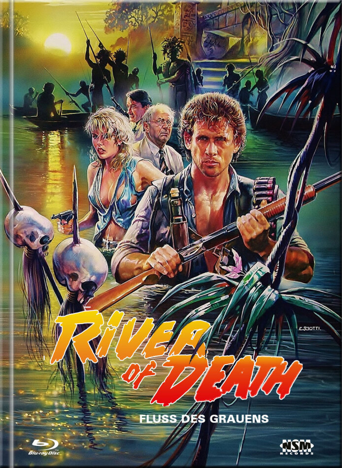River of Death - Fluss des Grauens (1989) Cover A, Limited Edition, Mediabook, Blu-ray + DVD