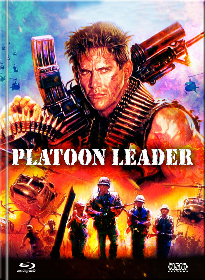 Platoon Leader (1988) Cover C, Limited Edition, Mediabook, Blu-ray + DVD
