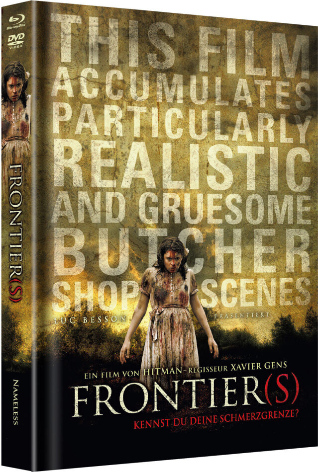 Frontiers (2007) Cover D, Wattiert, Limited Edition, Mediabook, Uncut, Blu-ray + DVD